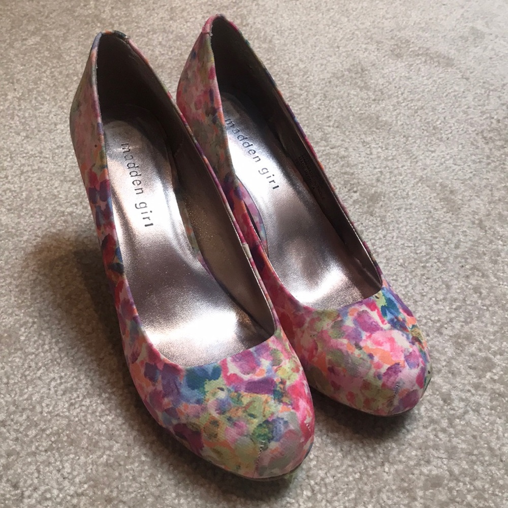 Floral Madden Girl Heels